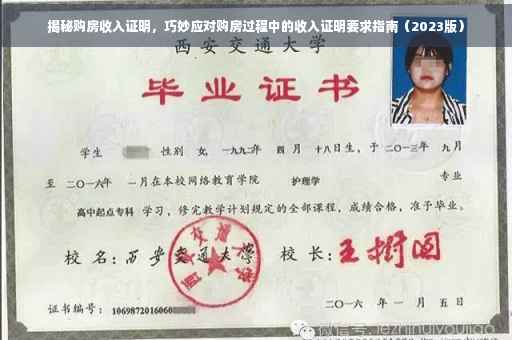揭秘购房收入证明，巧妙应对购房过程中的收入证明要求指南（2023版）