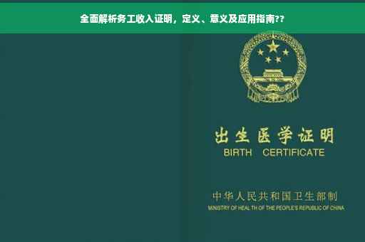 全面解析务工收入证明，定义、意义及应用指南??