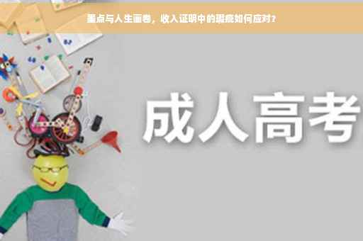 墨点与人生画卷，收入证明中的瑕疵如何应对？