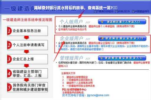 揭秘登封银行流水背后的故事，查询系统一览?⚡️