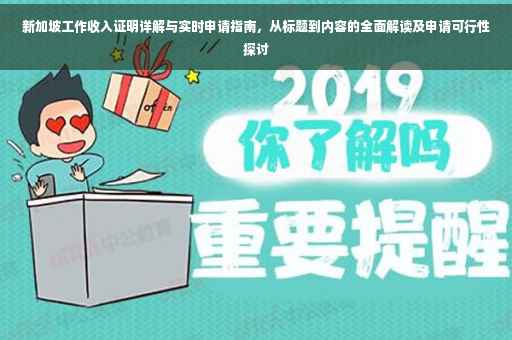 新加坡工作收入证明详解与实时申请指南，从标题到内容的全面解读及申请可行性探讨
