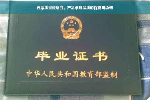 西蒙质量证明书，产品卓越品质的保障与承诺
