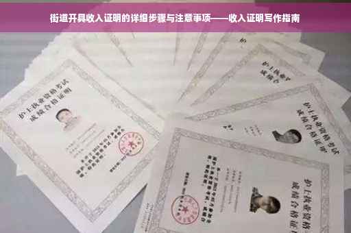 街道开具收入证明的详细步骤与注意事项——收入证明写作指南