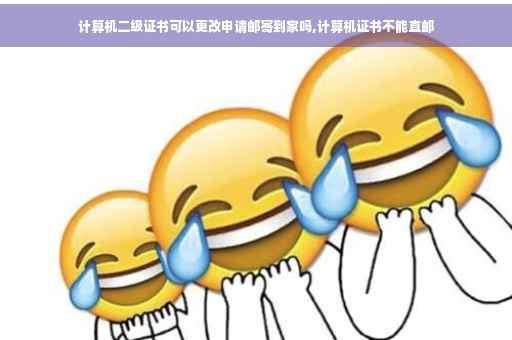 计算机二级证书可以更改申请邮寄到家吗,计算机证书不能直邮