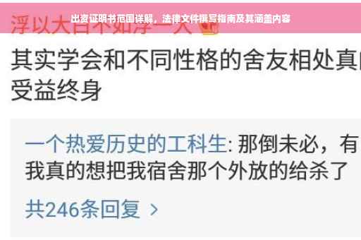 出资证明书范围详解，法律文件撰写指南及其涵盖内容