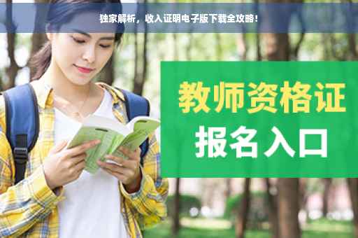 独家解析，收入证明电子版下载全攻略！