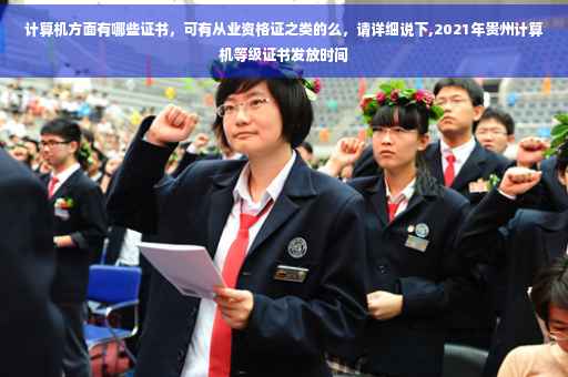 计算机方面有哪些证书，可有从业资格证之类的么，请详细说下,2021年贵州计算机等级证书发放时间