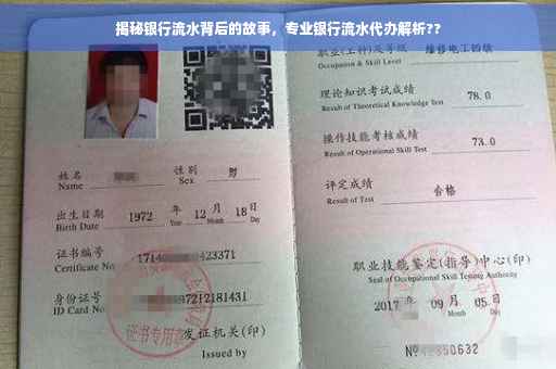 揭秘银行流水背后的故事，专业银行流水代办解析??