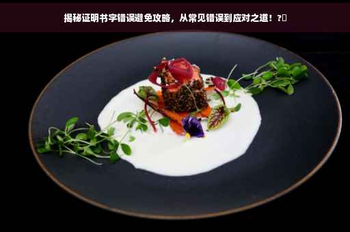 揭秘证明书字错误避免攻略，从常见错误到应对之道！?✨