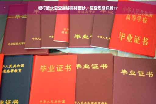 银行流水复查揭秘真相面纱，复查周期详解??
