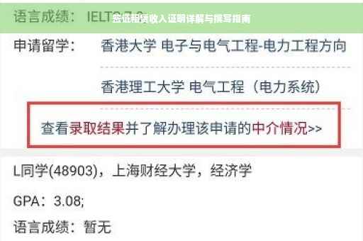签证租赁收入证明详解与撰写指南
