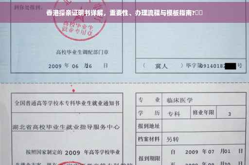 香港探亲证明书详解，重要性、办理流程与模板指南?⚡️