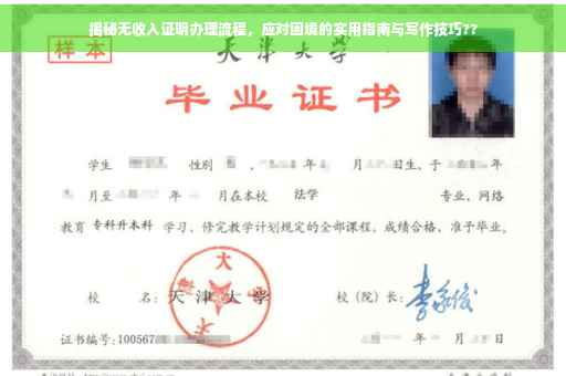 揭秘无收入证明办理流程，应对困境的实用指南与写作技巧??