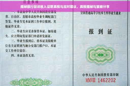 揭秘银行回访收入证明真相与应对建议，真相揭秘与策略分享