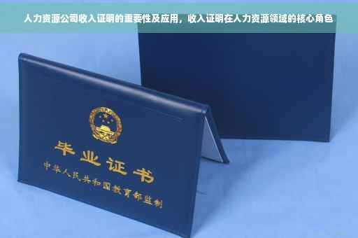 人力资源公司收入证明的重要性及应用，收入证明在人力资源领域的核心角色