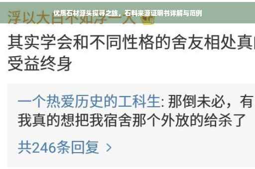 优质石材源头探寻之旅，石料来源证明书详解与范例