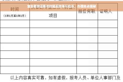 宜良释放证明书的背后故事与启示，办理地点揭秘