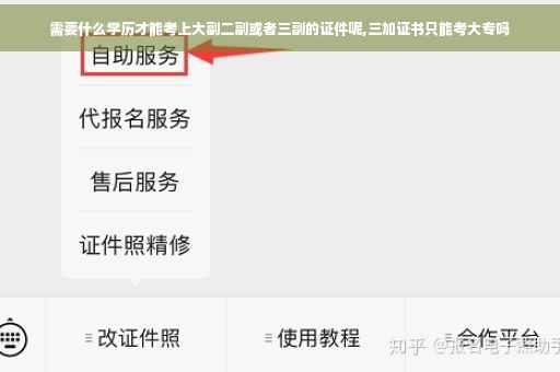 需要什么学历才能考上大副二副或者三副的证件呢,三加证书只能考大专吗