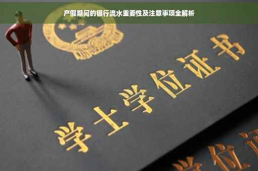 产假期间的银行流水重要性及注意事项全解析