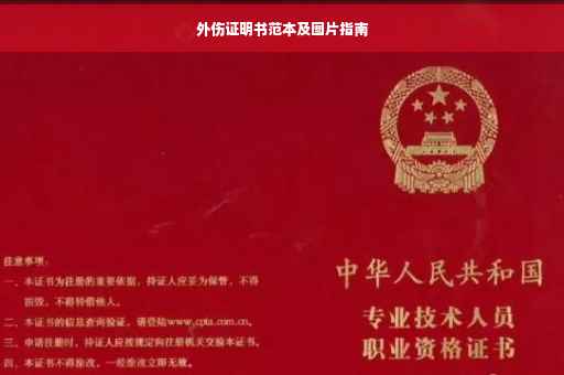 外伤证明书范本及图片指南