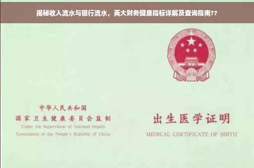 揭秘收入流水与银行流水，两大财务健康指标详解及查询指南??