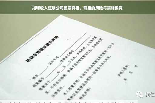 揭秘收入证明公司盖章真相，背后的风险与真相探究