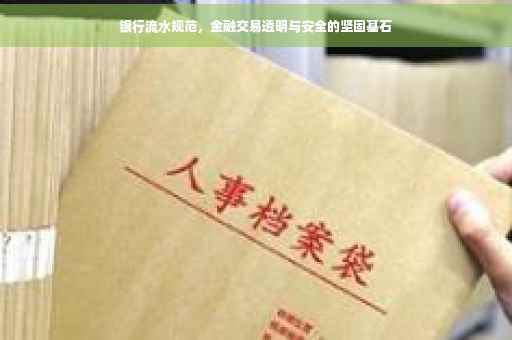 银行流水规范，金融交易透明与安全的坚固基石