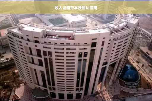 收入证明范本及图片指南