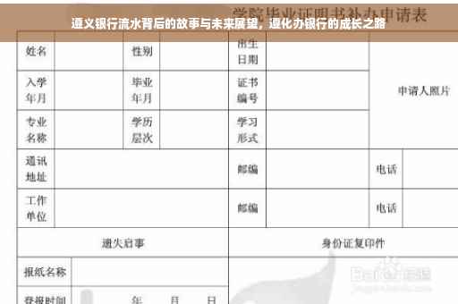遵义银行流水背后的故事与未来展望，遵化办银行的成长之路