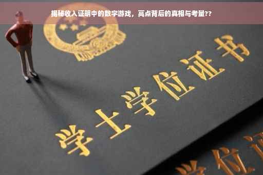 揭秘收入证明中的数字游戏，高点背后的真相与考量??