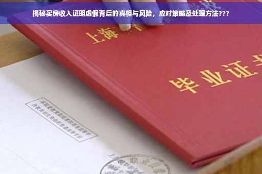 揭秘买房收入证明虚假背后的真相与风险，应对策略及处理方法???