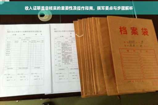 收入证明盖章核实的重要性及操作指南，撰写要点与步骤解析