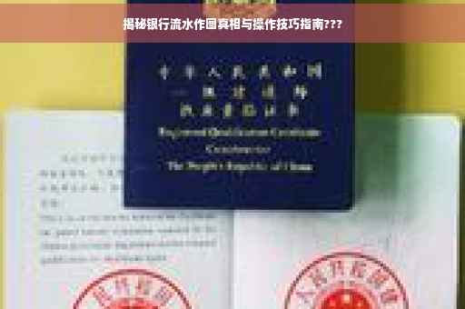 揭秘银行流水作图真相与操作技巧指南???