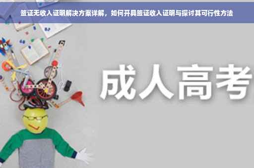签证无收入证明解决方案详解，如何开具签证收入证明与探讨其可行性方法