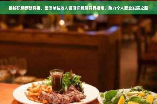 揭秘职场薪酬真相，武汉单位收入证明详解及开具指南，助力个人职业发展之路