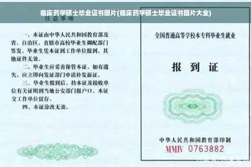 临床药学硕士毕业证书图片(临床药学硕士毕业证书图片大全)