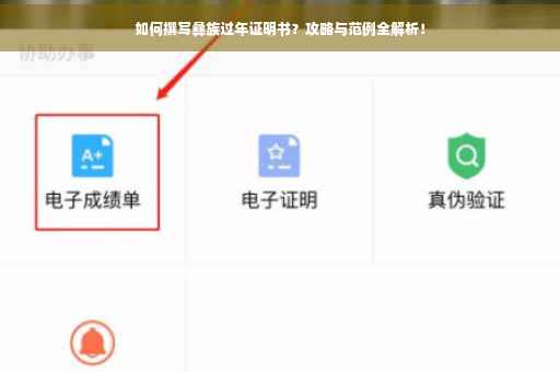 如何撰写彝族过年证明书？攻略与范例全解析！