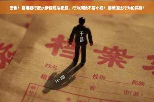 警惕！套用银行流水涉嫌违法犯罪，行为风险不容小觑！揭秘违法行为的真相！