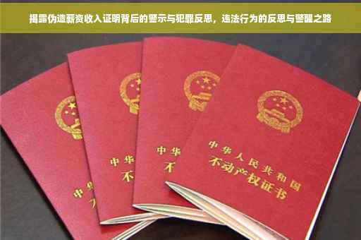 揭露伪造薪资收入证明背后的警示与犯罪反思，违法行为的反思与警醒之路