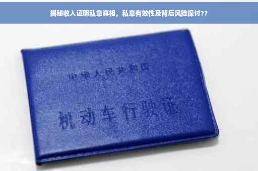 揭秘收入证明私章真相，私章有效性及背后风险探讨??