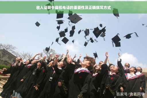收入证明中座机电话的重要性及正确撰写方式