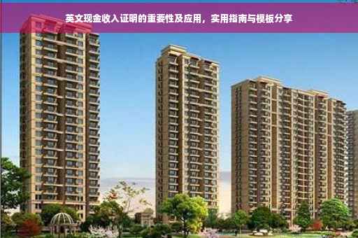 英文现金收入证明的重要性及应用，实用指南与模板分享