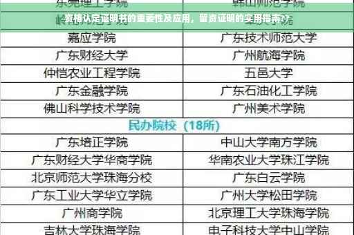 资格认定证明书的重要性及应用，留资证明的实用指南??