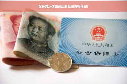 银行流水仿造背后的犯罪真相揭秘?