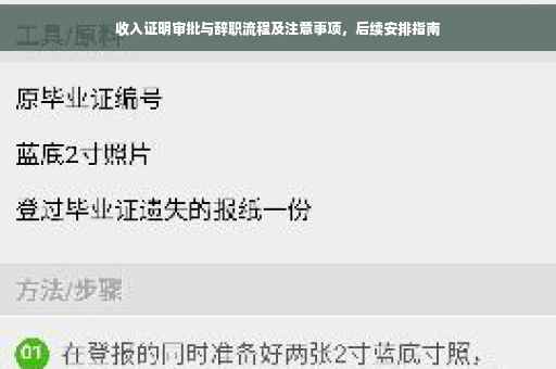收入证明审批与辞职流程及注意事项，后续安排指南