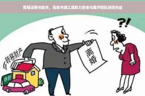 胃癌证明书软件，高效沟通工具助力患者与医疗团队协同作战