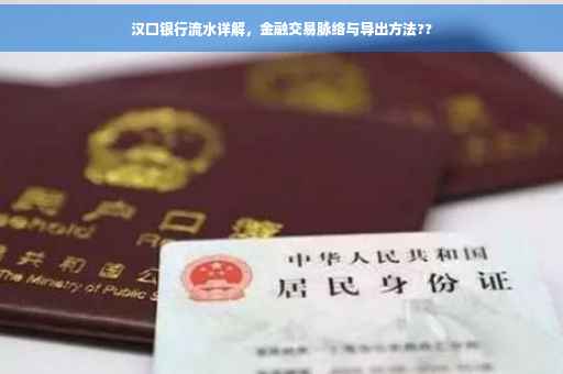 汉口银行流水详解，金融交易脉络与导出方法??