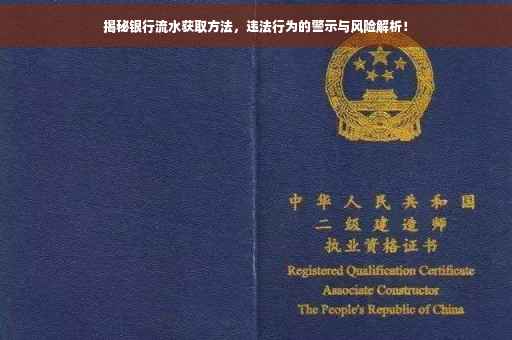 揭秘银行流水获取方法，违法行为的警示与风险解析！