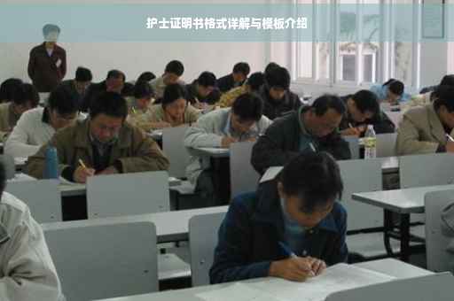护士证明书格式详解与模板介绍
