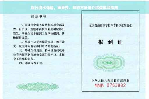 银行流水详解，重要性、获取方法与介绍信撰写指南